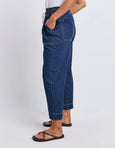 Greta Slim Leg Denim Pant- Sapphire