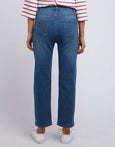 Ada Straight Leg Jean-mid wash denim