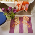 Didcot Nudie Rudie Bath Mat- Orchid