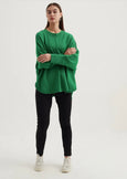 Exposed Seam Knit- Green