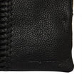 Paige Whip Stitch Clutch - Black