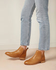 Douglas Leather Ankle Boot- Tan