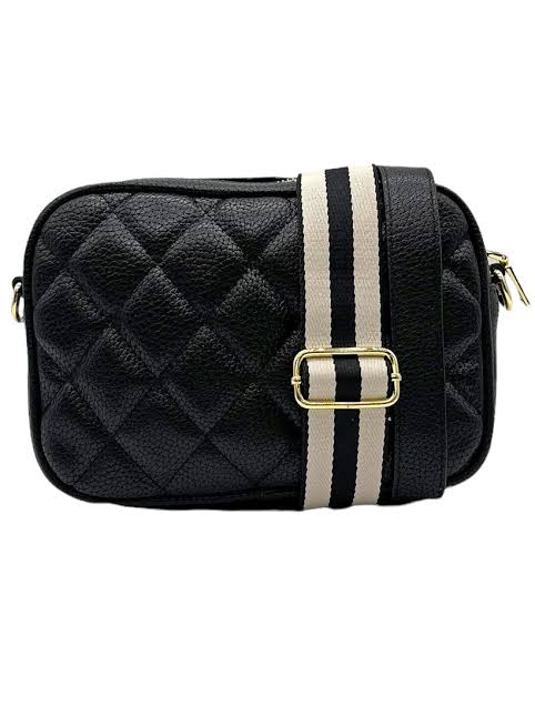 Ruby Quilted Bag - Black